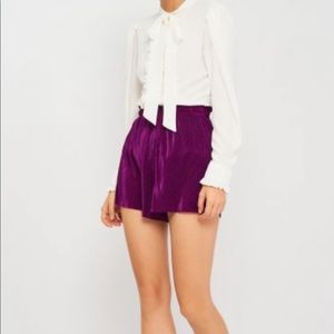 ZARA Pleated Shorts